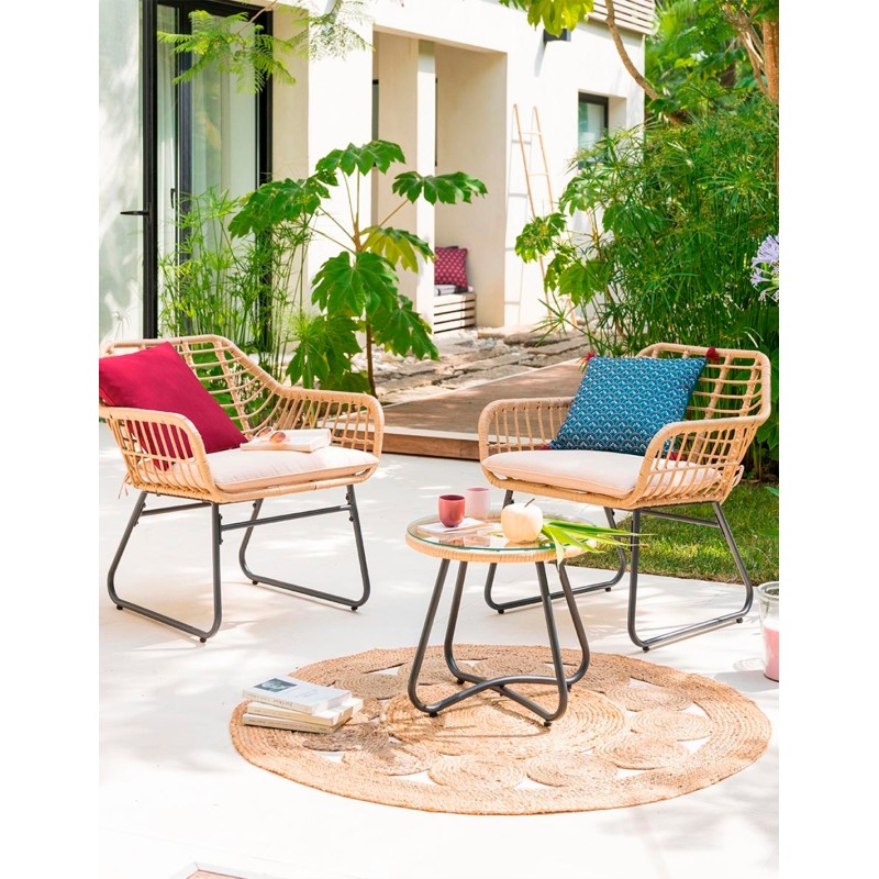 Salon De Jardin En Résine - 2 Places