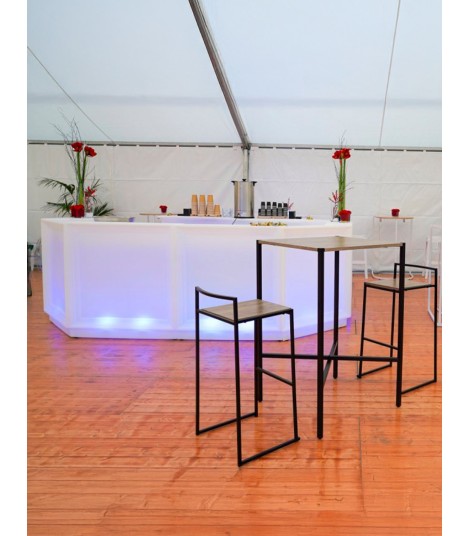 Bar lumineux événementiel – Modulable, lumineux et pratique