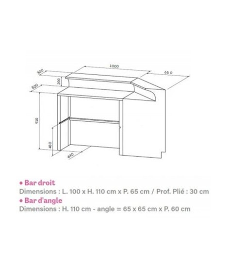 Bar lumineux événementiel – Modulable, lumineux...