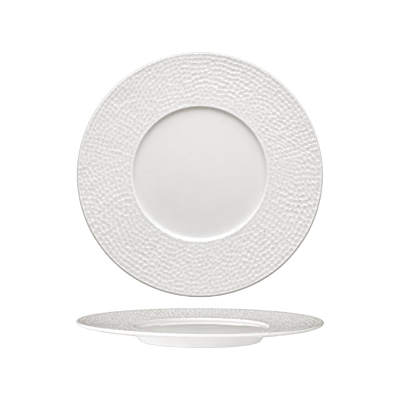 Grande Assiette Nuage Martelée