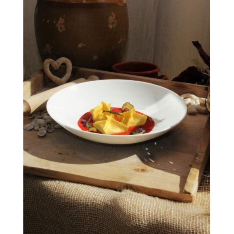 Assiette creuse Nano Ivoire