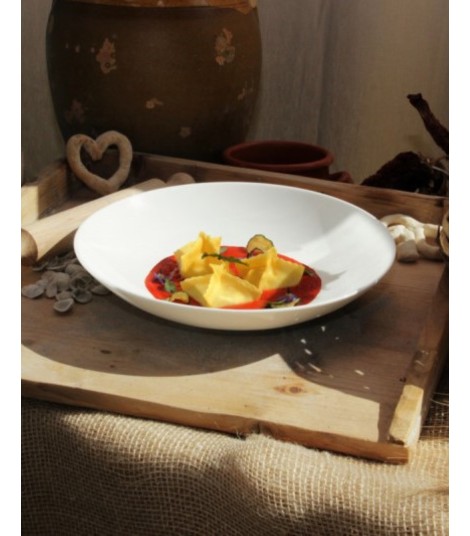 Assiette creuse Nano Ivoire