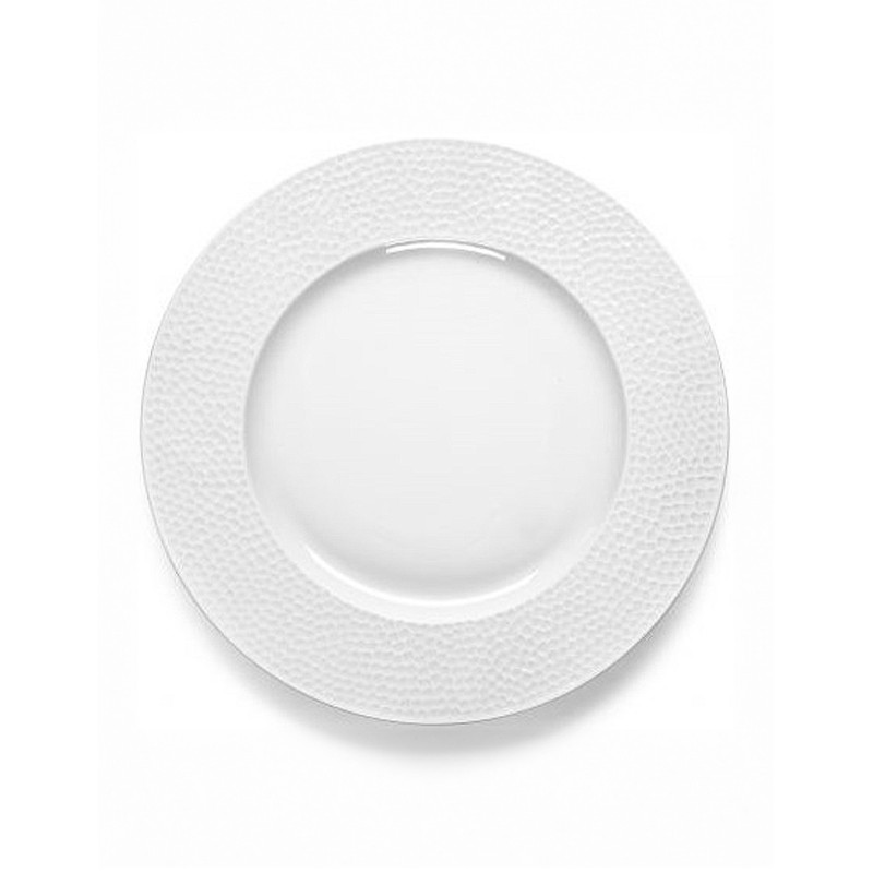 Grande Assiette Nuage Martelée - 27 cm